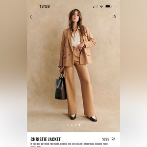 Like new Sézane Christi blazer. See the matching pants for full suit.